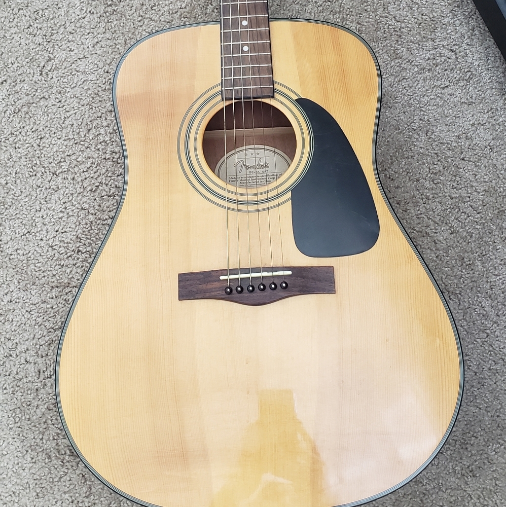 Fender acoustic guitar